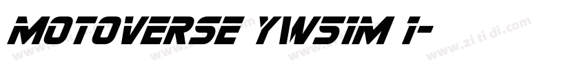 motoverse yw51m 1字体转换